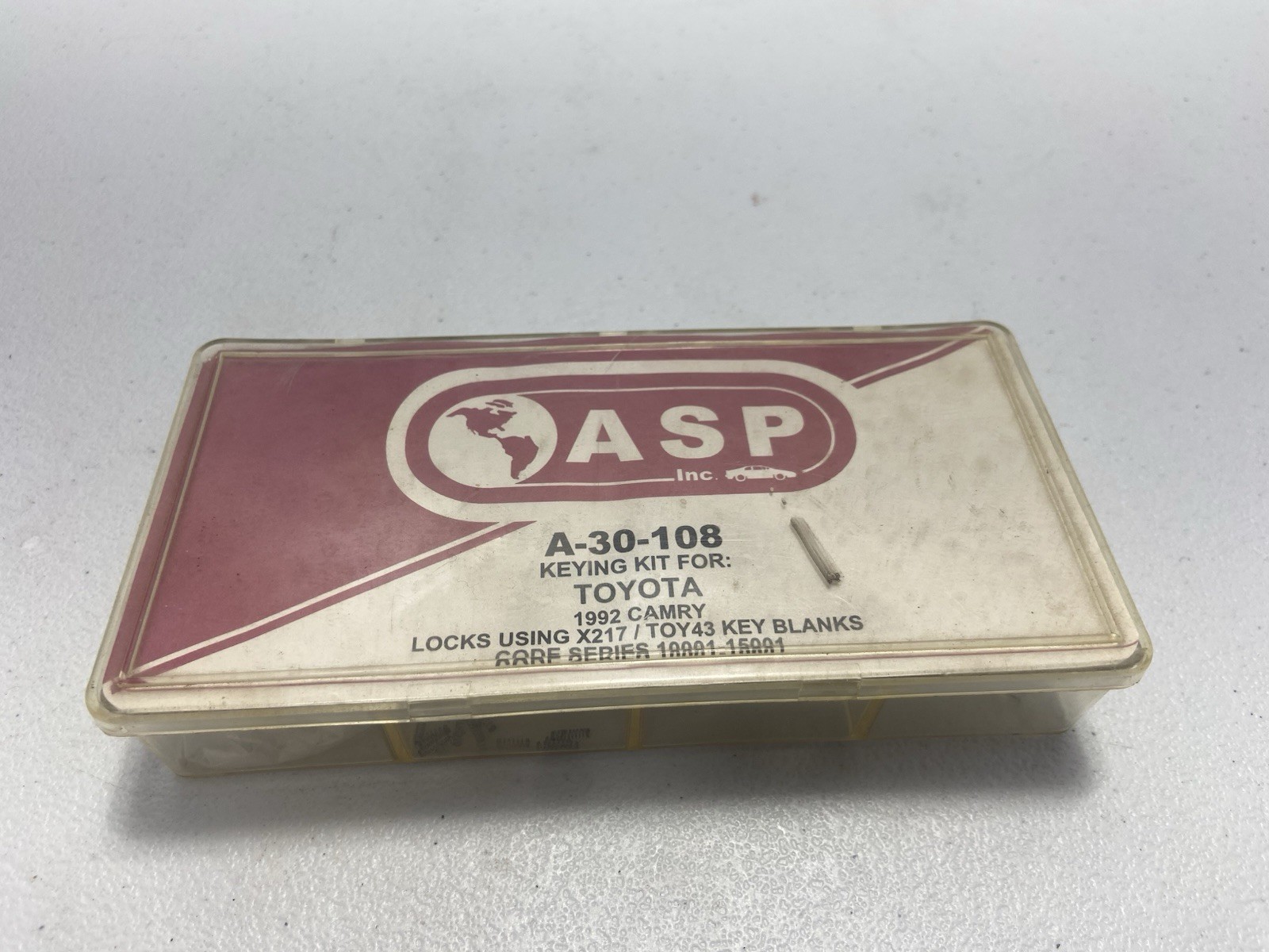 ASP A-30-108 Toyota Scion Subaru X217 TR47 8-Cut Keying Tumbler Pinning Kit