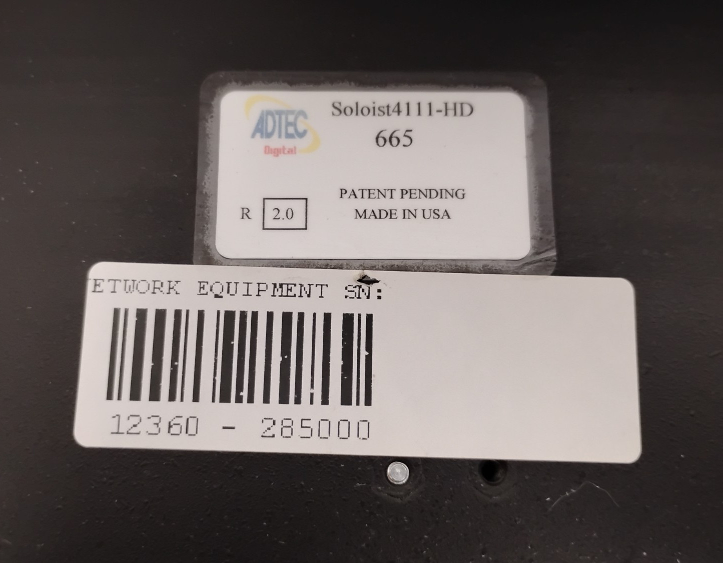 Adtec Digital Soloist 4111 High Definition Media Player Decoder System | NO HDD