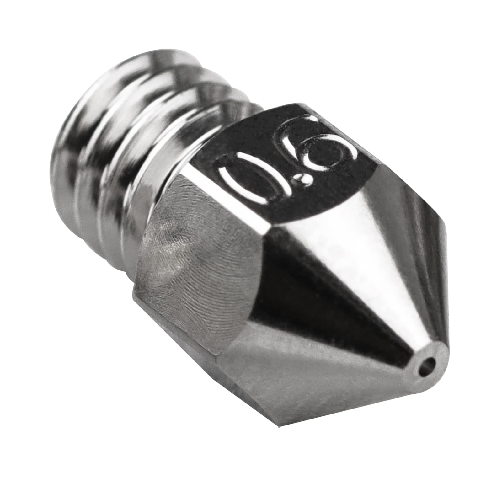 High Temperature Sharp Nonstick Mk8 Plated Copper Nozzle 0.6mm Compatible With S