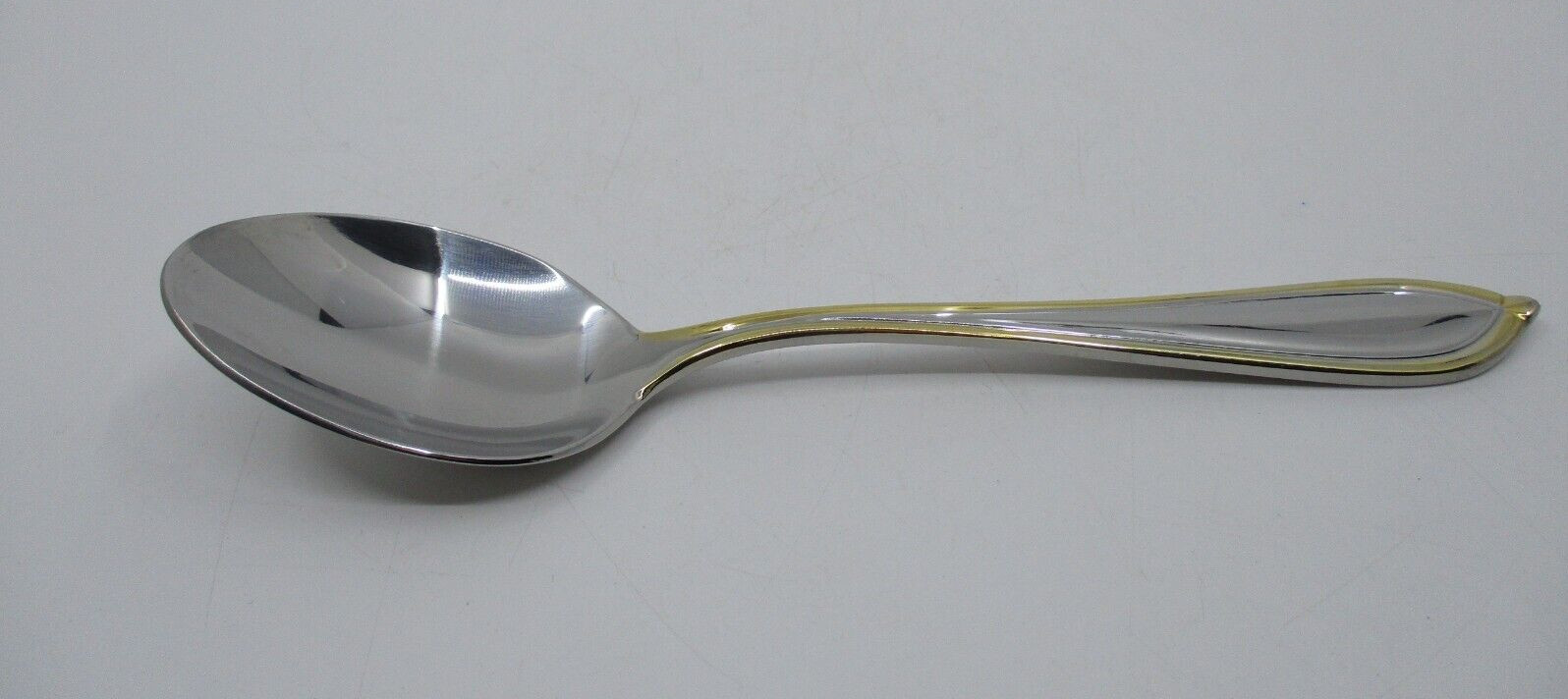 YAMAZAKI ARIANA GOLD PLACE / OVAL SOUP SPOON - 7 1/4"   07N