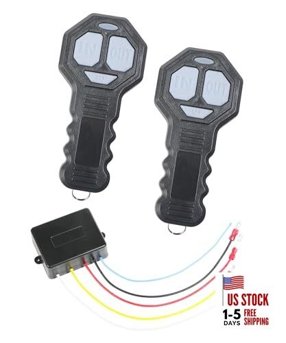 Winch Accessories,Car Accessories 5 Wire Winchs Controller,Towing Winch Remote