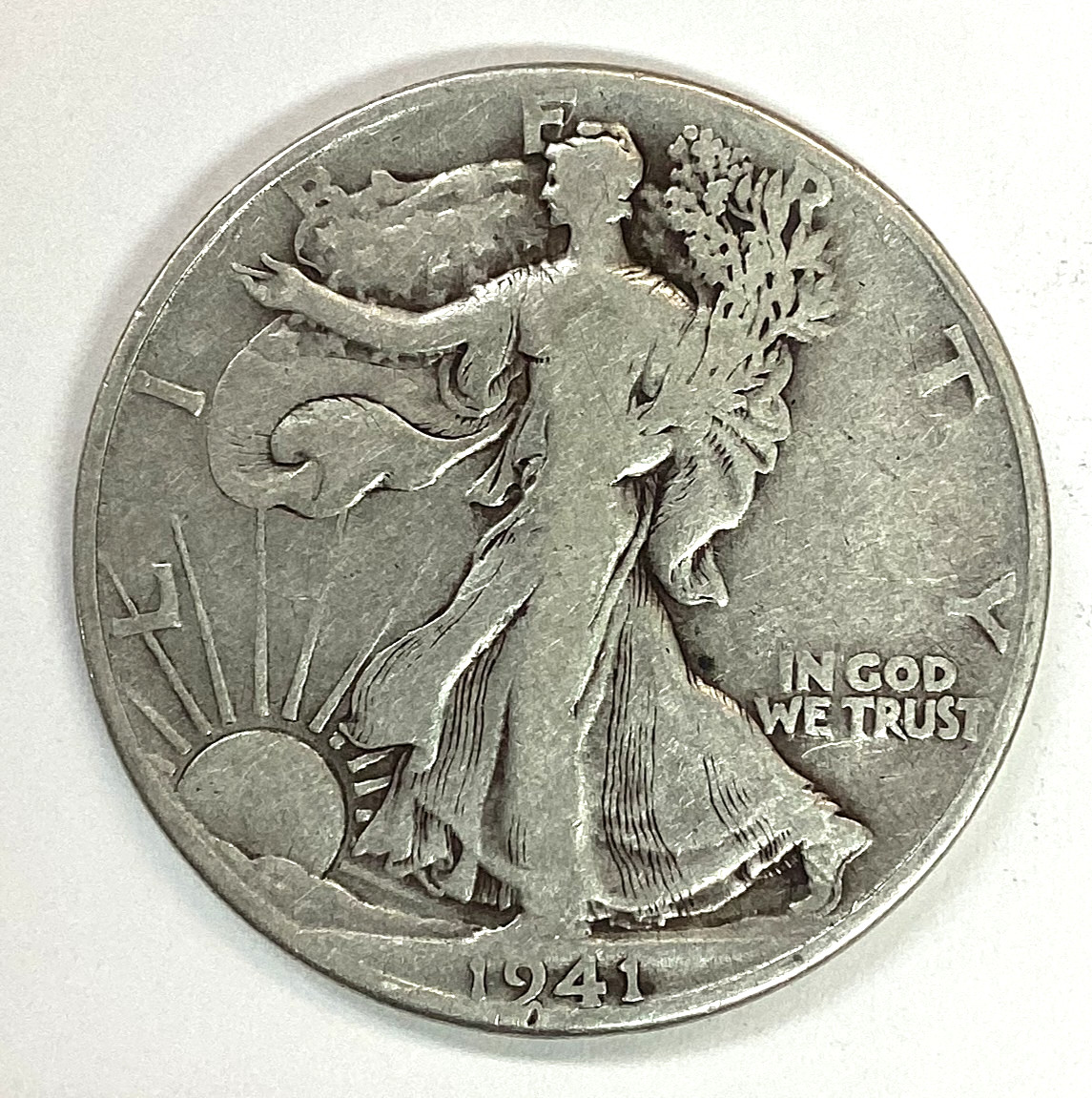 1941-D Walking Liberty Half Dollar