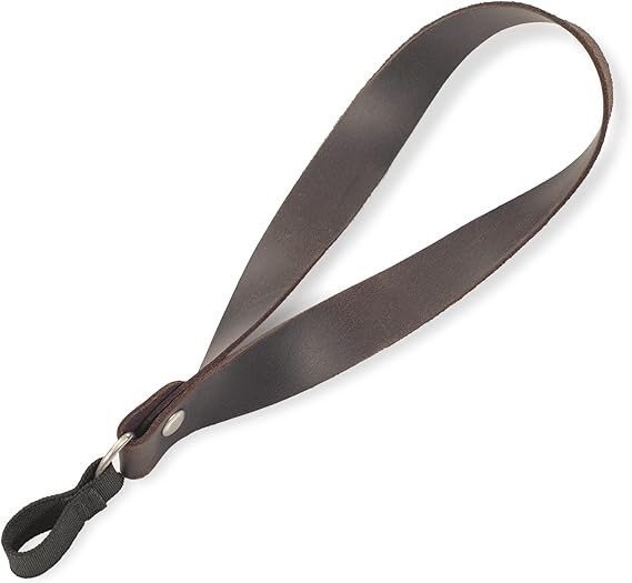 Asterom Handmade Leather Cane Strap - Stylish Wrist Strap for Canes and Walking