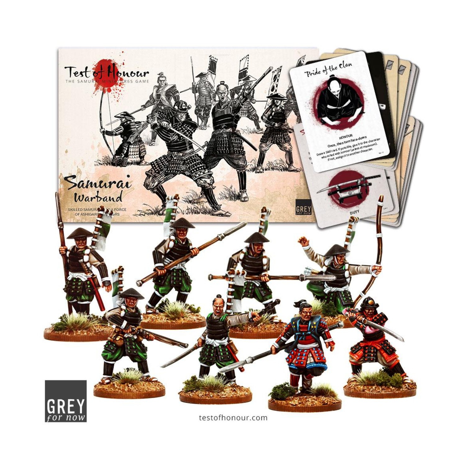 Grey for Now Test of Honour 28mm Samurai Warband Pack New