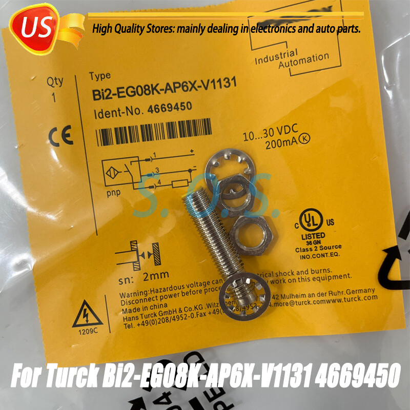 1PC Bi2EG08KAP6XV1131 NEW FOR TURCK Bi2-EG08K-AP6X-V1131 4669450