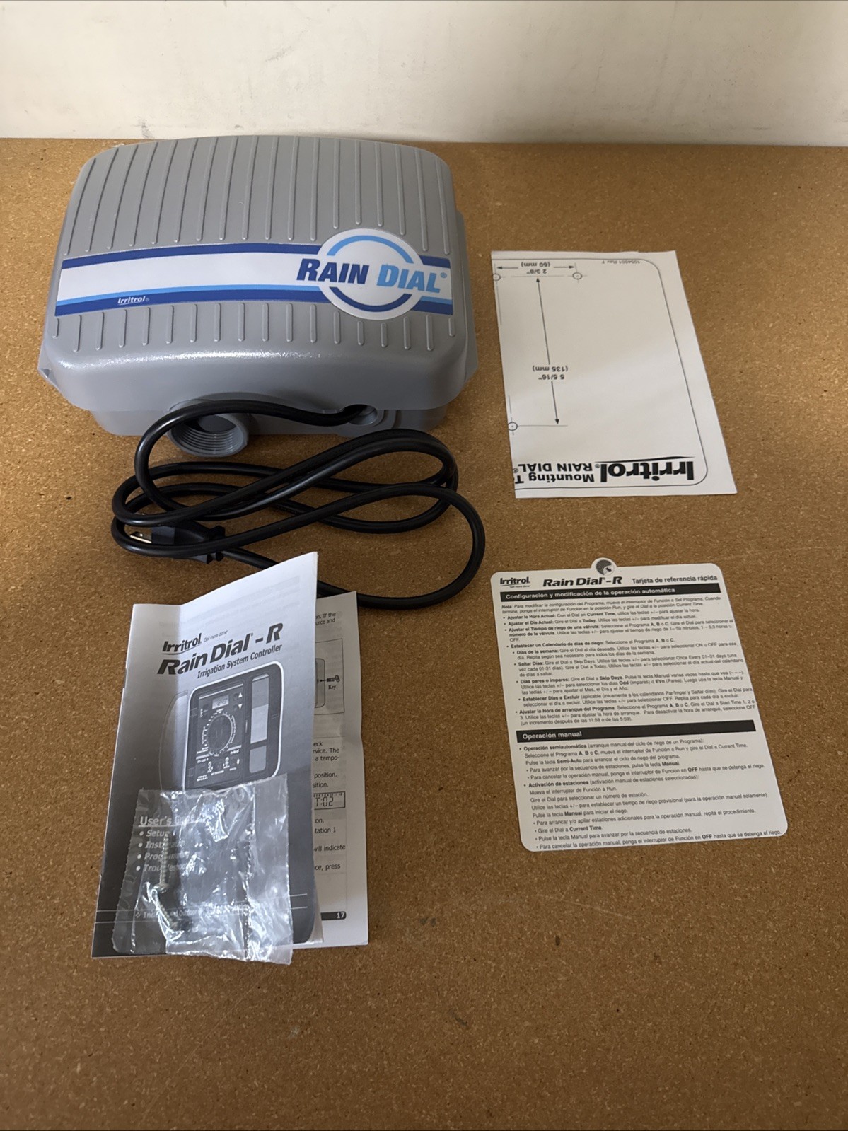 Irritrol Rain Dial RD600-INT-R 6 Station Indoor Irrigation Controller - Open Box