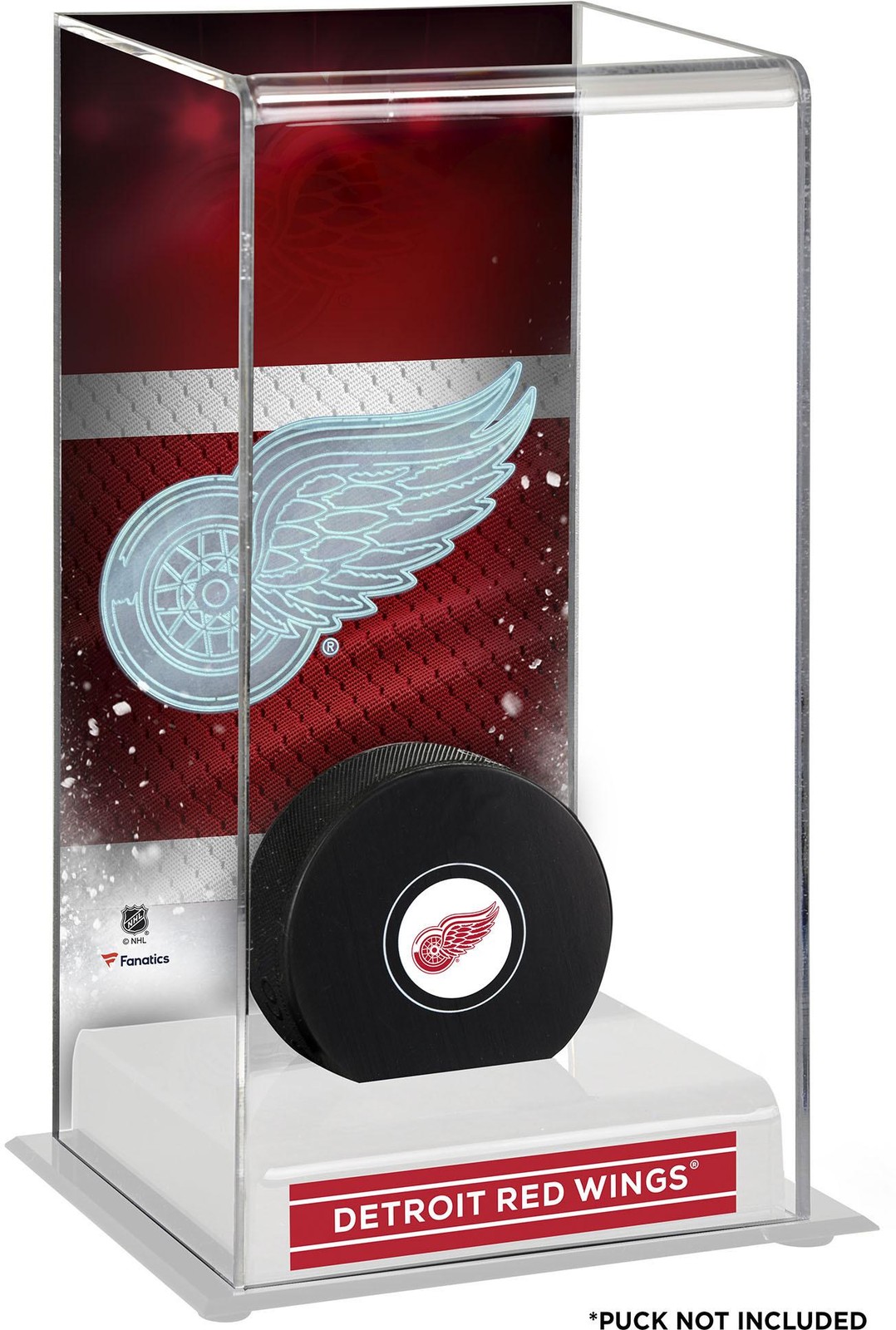 Detroit Red Wings Deluxe Tall Hockey Puck Case