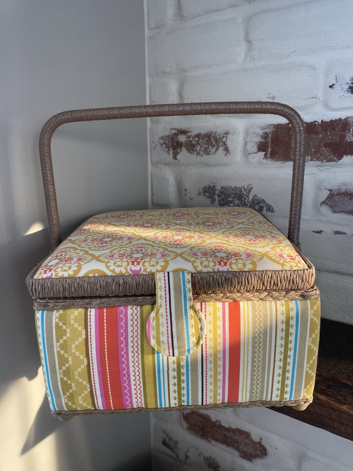 Sewing Box Milticolor Jewlery Box Makeup Organizer With Handle Philippines 9x5”