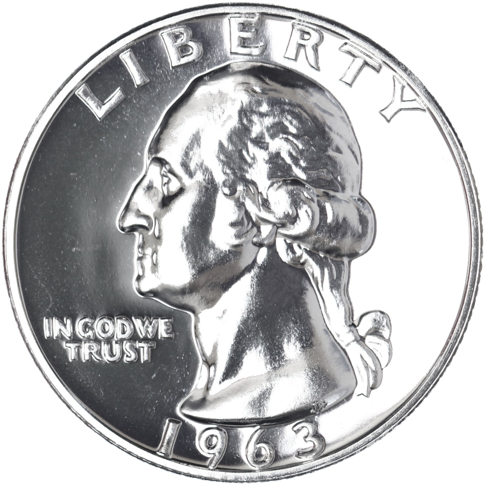 1963 (P) Washington Quarter Gem Proof 90% Silver