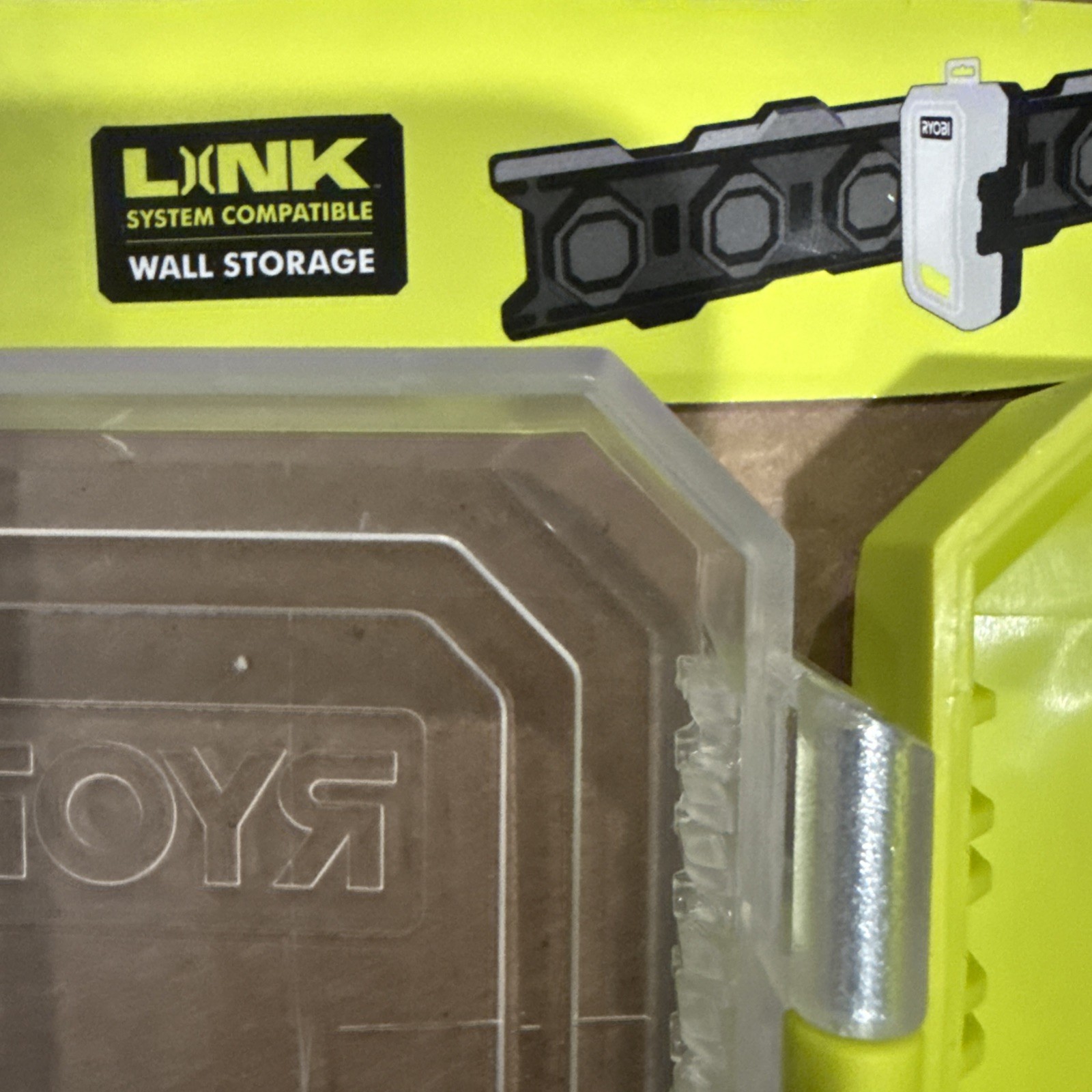 New Empty Ryobi Hard Box Storage Drill Bits Organizer link Wall Sys Compatible