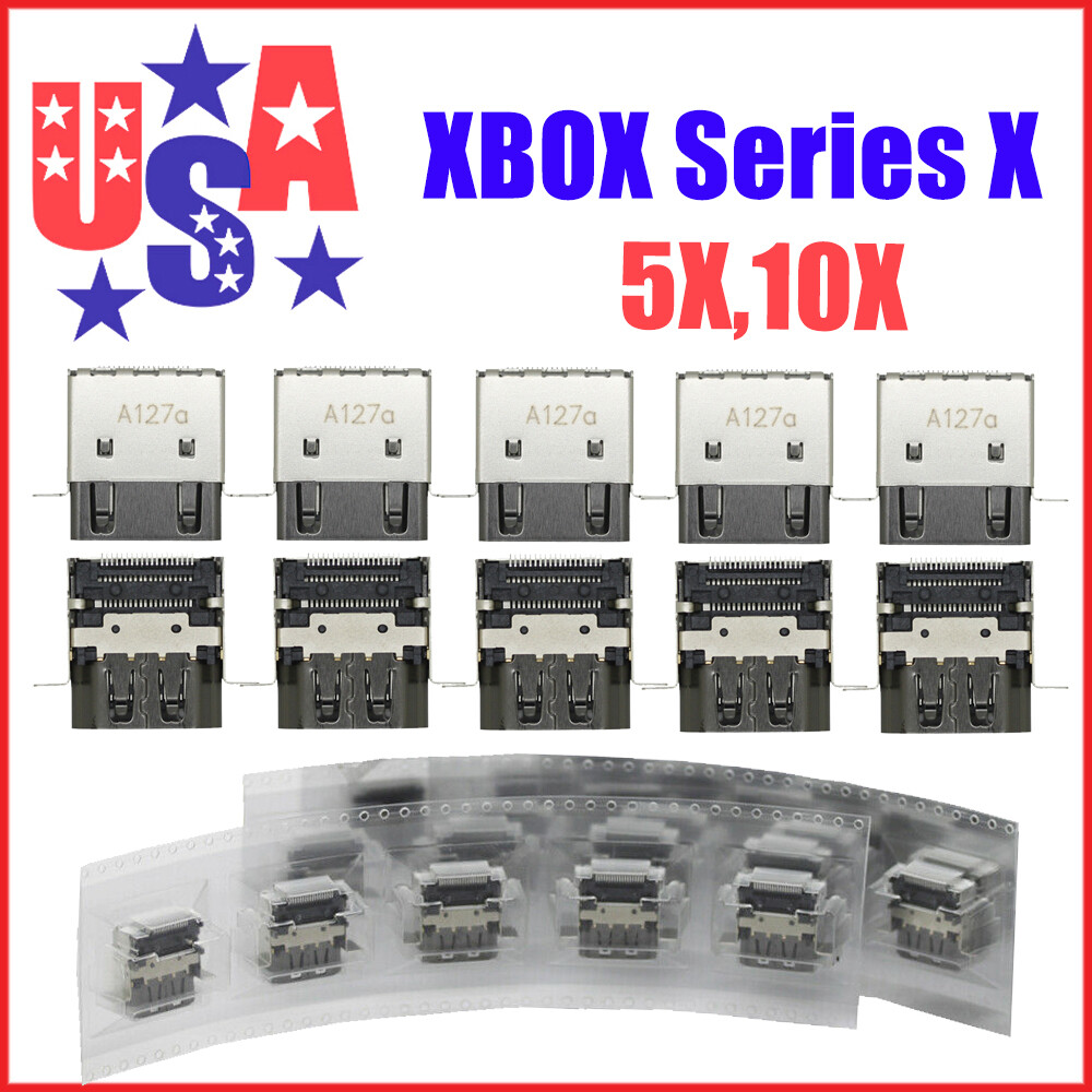 10X Original HDMI Port Socket Connector Replacement FOR MICROSOFT XBOX SERIES  X