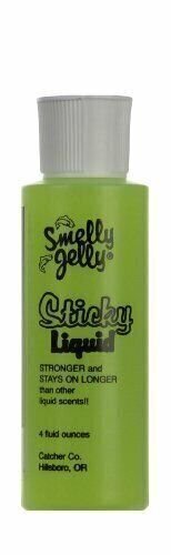 Smelly Jelly 414 Sticky Liquid Attractant 4oz Clear Sardine Scent Fishing Bait