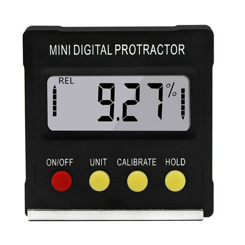 Digital LCD Protractor Gauge Level Box Angle Finder Inclinometer Magnet Meter US