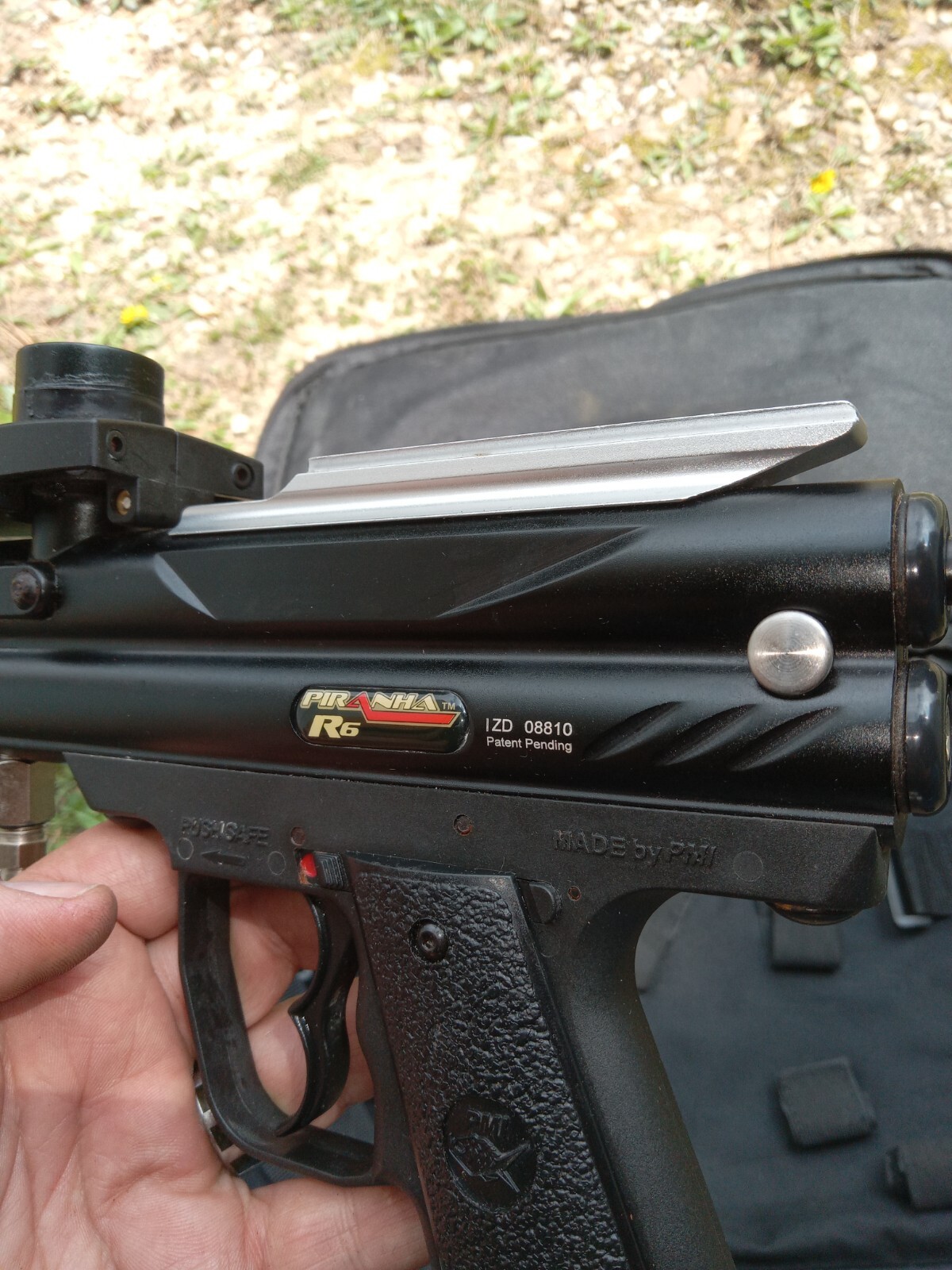PMI Piranha R6 model 8810 paintball marker