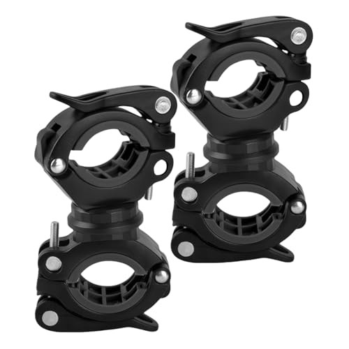 [2 Pack] Flashlight Holder, Mount Bicycle Mounting Bracket Flashlight Holder
