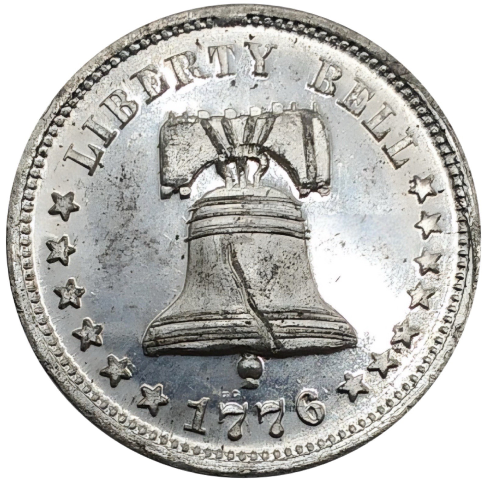 (1876) Philadelphia PA-Ph 235wm Lingg & Bro Merchant Token Centennial