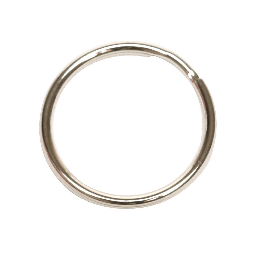 Grainger Approved 1F099 Key Ring,1 1/4 In,Pk25 1F099