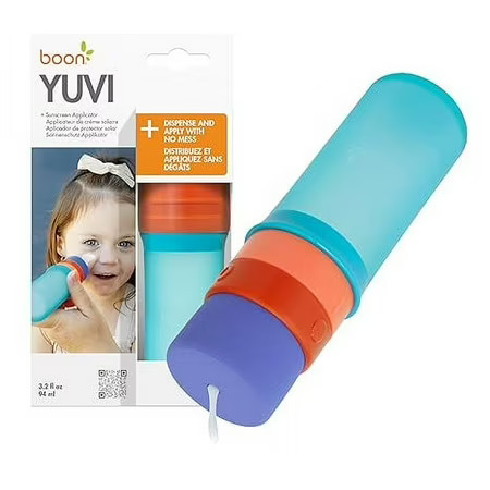 Spill-Proof Yuvi Sunscreen Applicator for Kids - 3 Oz Kid-Friendly Design Boon