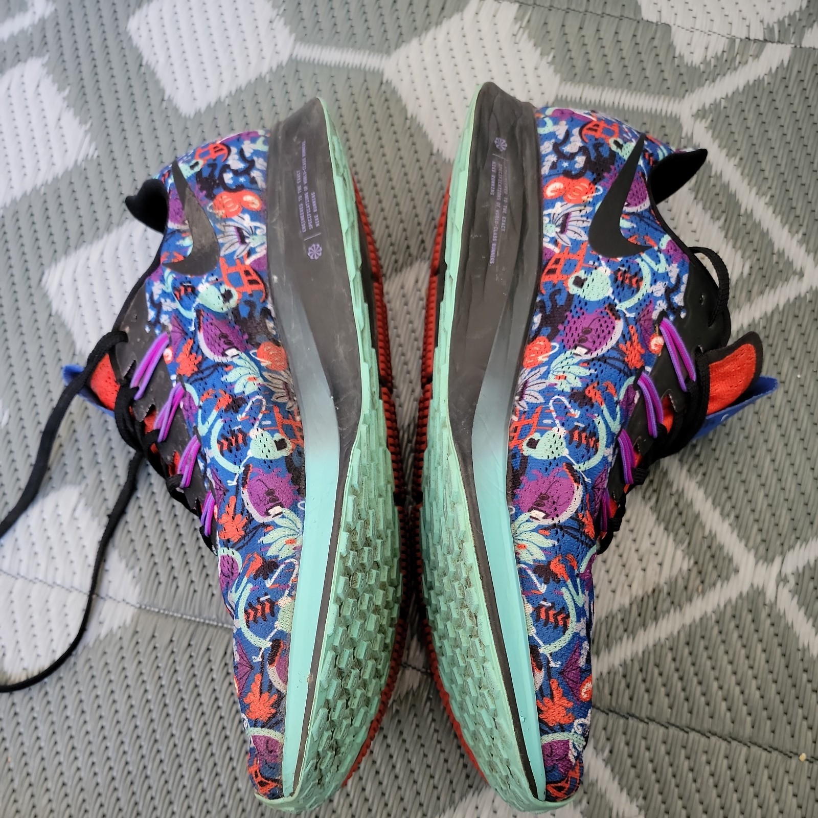 Nike Air Zoom Pegasus 36 Men Sz 14 Tokyo Running Pack Floral Shoe CU2090-800