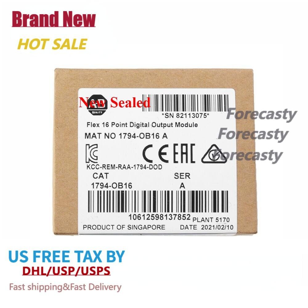 Sealed 1794-OB16 FLEX 16-Point Digital Output Module 1794OB16 NEW