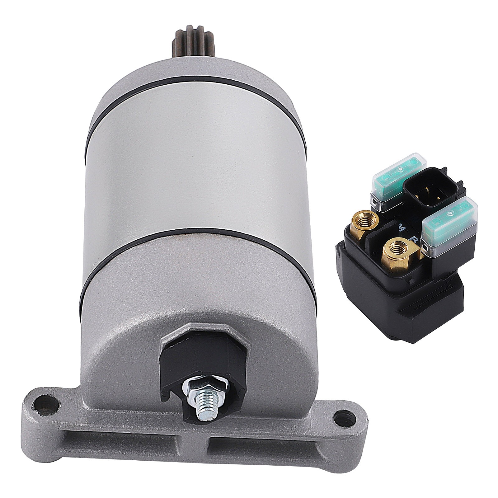 Starter & Relay for Yamaha  Grizzly 550 09-14 Grizzly 700 2009 2010 2011-2023