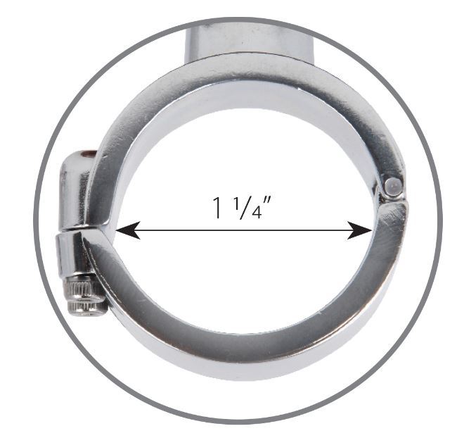 CHROME PLASTIC STEERING WHEEL SPINNER (TRUCKER STEERING WHEEL)