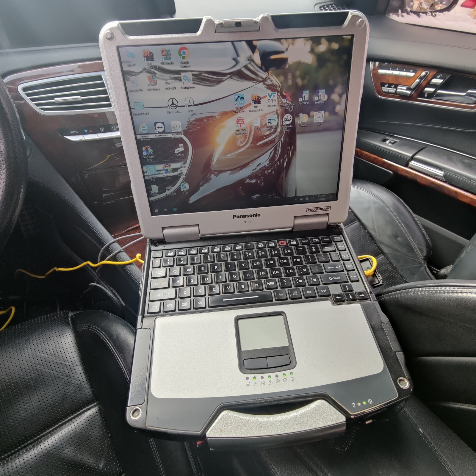 Mercedes Star Diagnostic XENTRY C4 DOIP Multiplexer & Toughbook Laptop Set