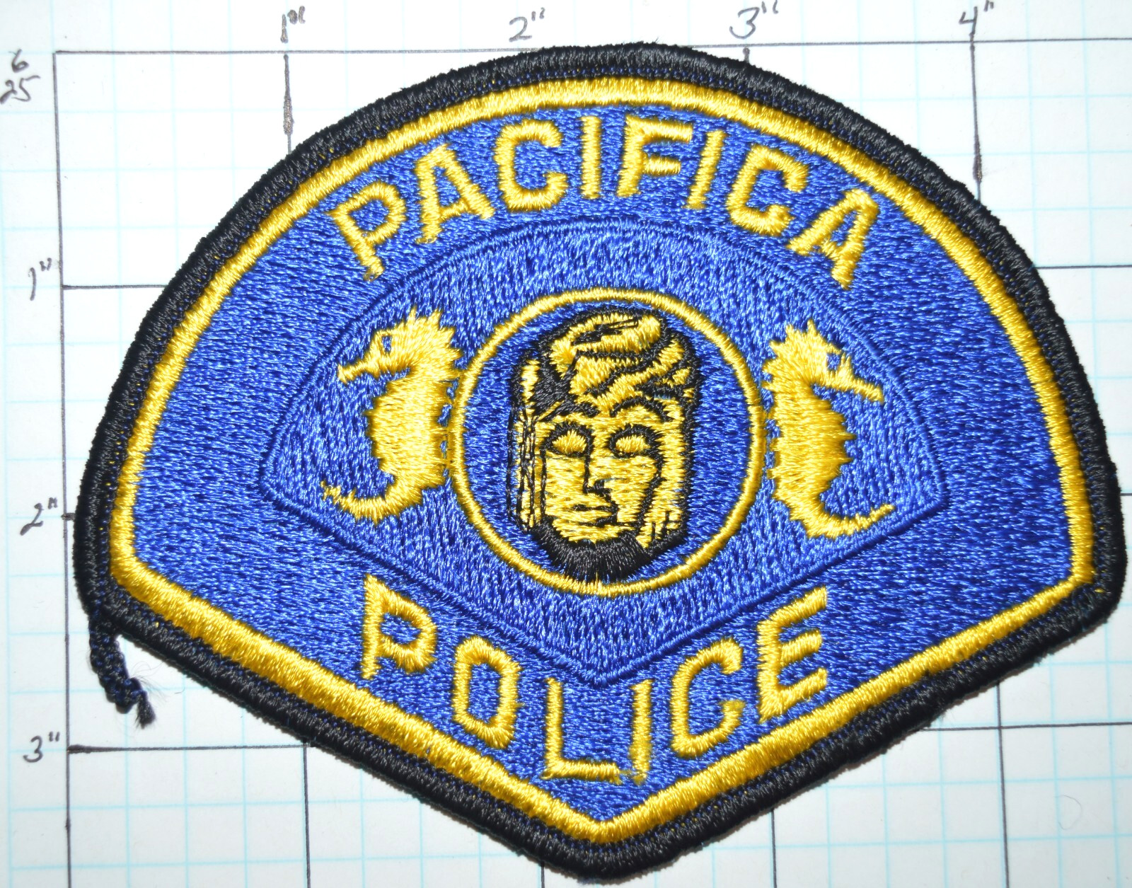 CALIFORNIA, PACIFICA VINTAGE POLICE DEPT PATCH