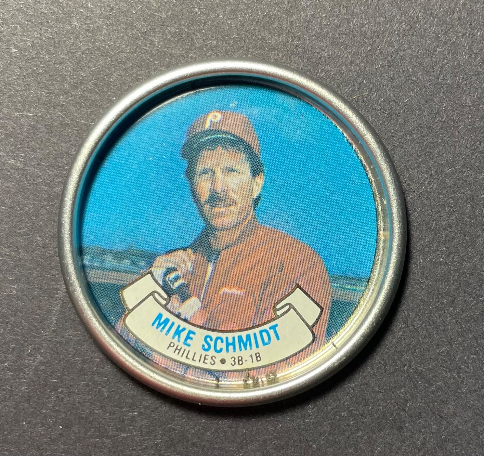 1987 Topps Mike Schmidt Phillies 3B - 1B Baseball Coin Toppers