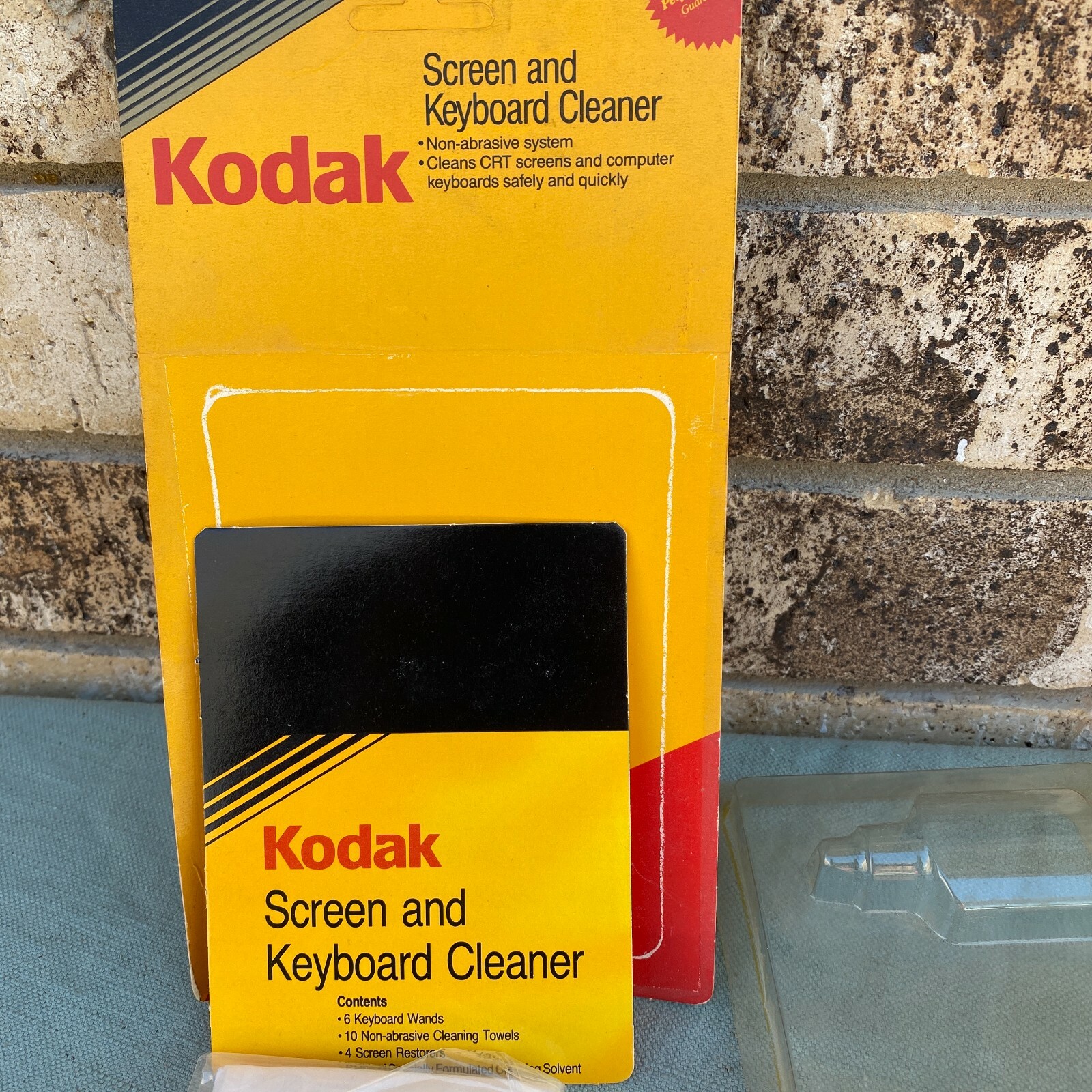 Kodak Screen Keyboard Cleaner Solution CRT Computer Screen Vintage 1988 Cloth