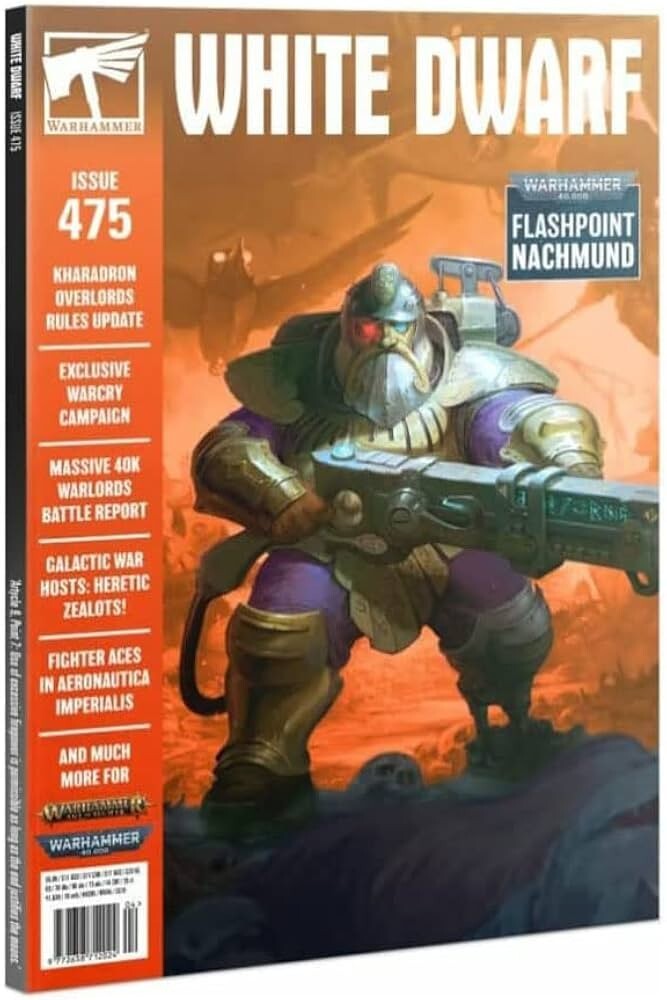 White Dwarf Magazine: Issue 475 (April 2022) Warhammer 40k Age of Sigmar