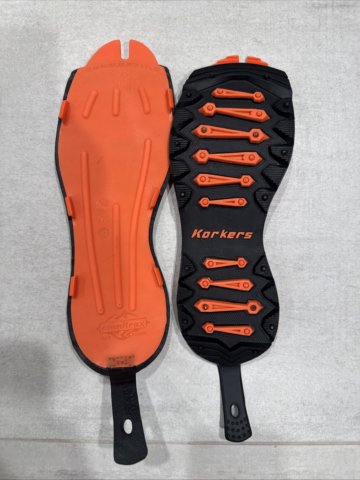 Korkers Omnitrax Studded Sole System Size US M 9.5-10 NWOT