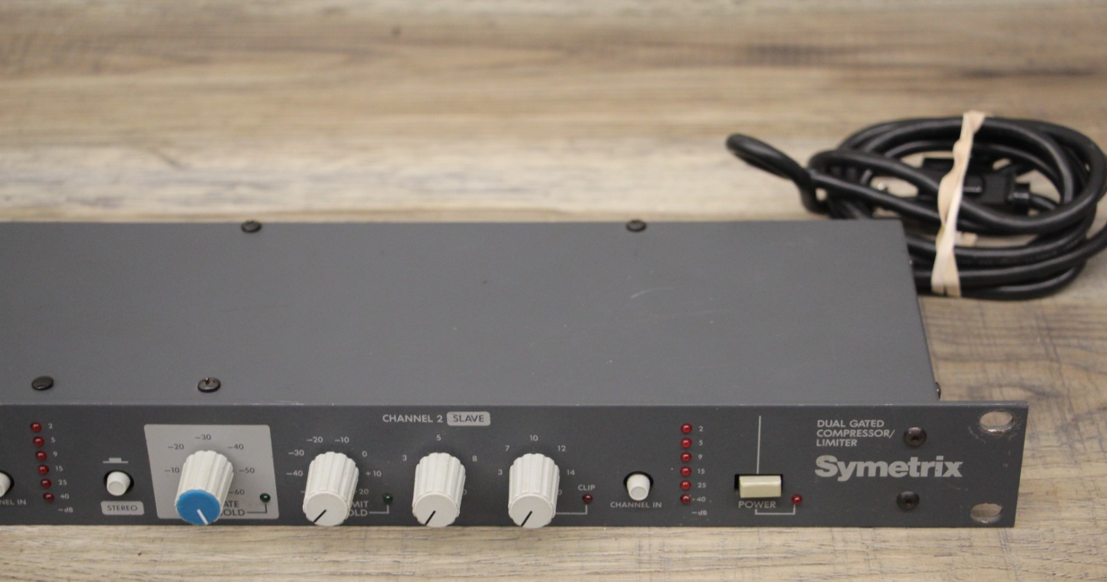 Symetrix 525, Dual Gated Compressor Limiter, Vintage Rack