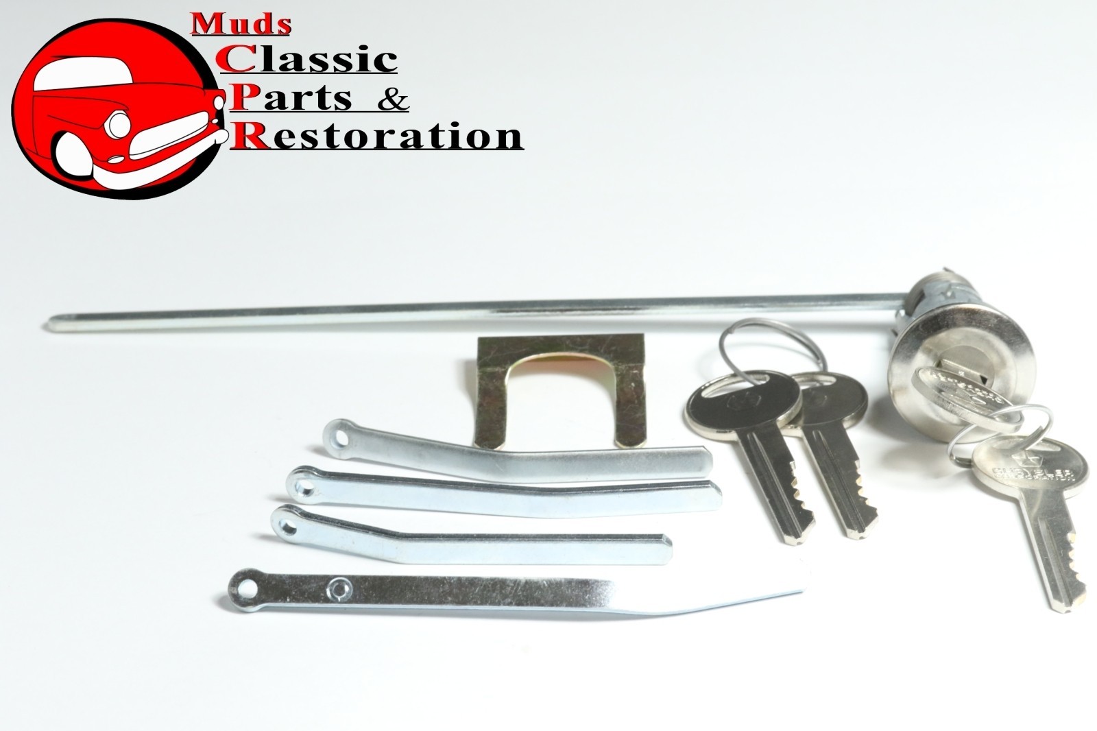 66-72 Chrysler Dodge Plymouth Trunk Lock w/Original Logo Keys