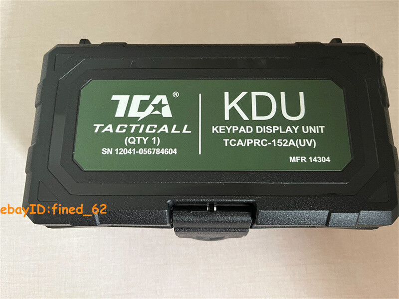 US STOCK! TCA KDU Keypad Display Unit Fit For TCA/PRC-152A 15W Radio ( No Radio)