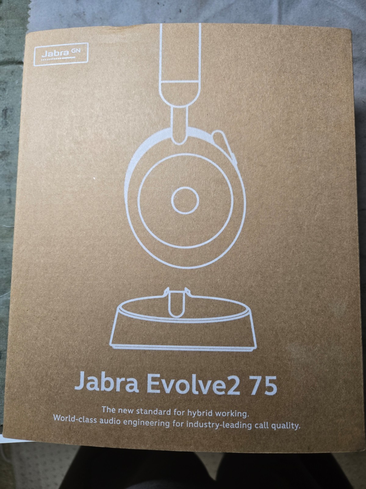 Jabra Evolve2 75 Wireless Headset - Black, USB-C, UC Compatibility
