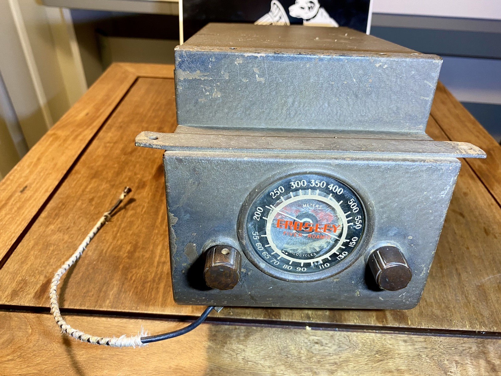 Antique audiophlie vacuum tube car radio rare 1937made in usa #0006