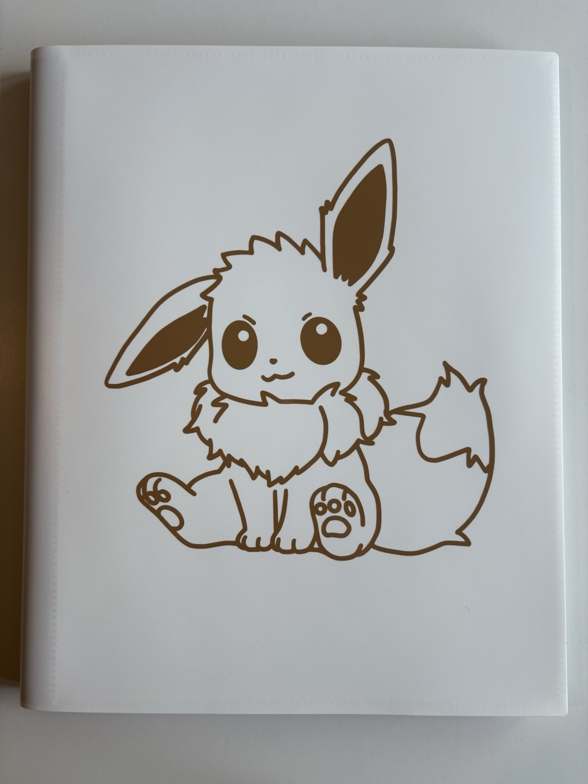 9 Pocket - Strap Binder - 360 Side Loading - White Eevee