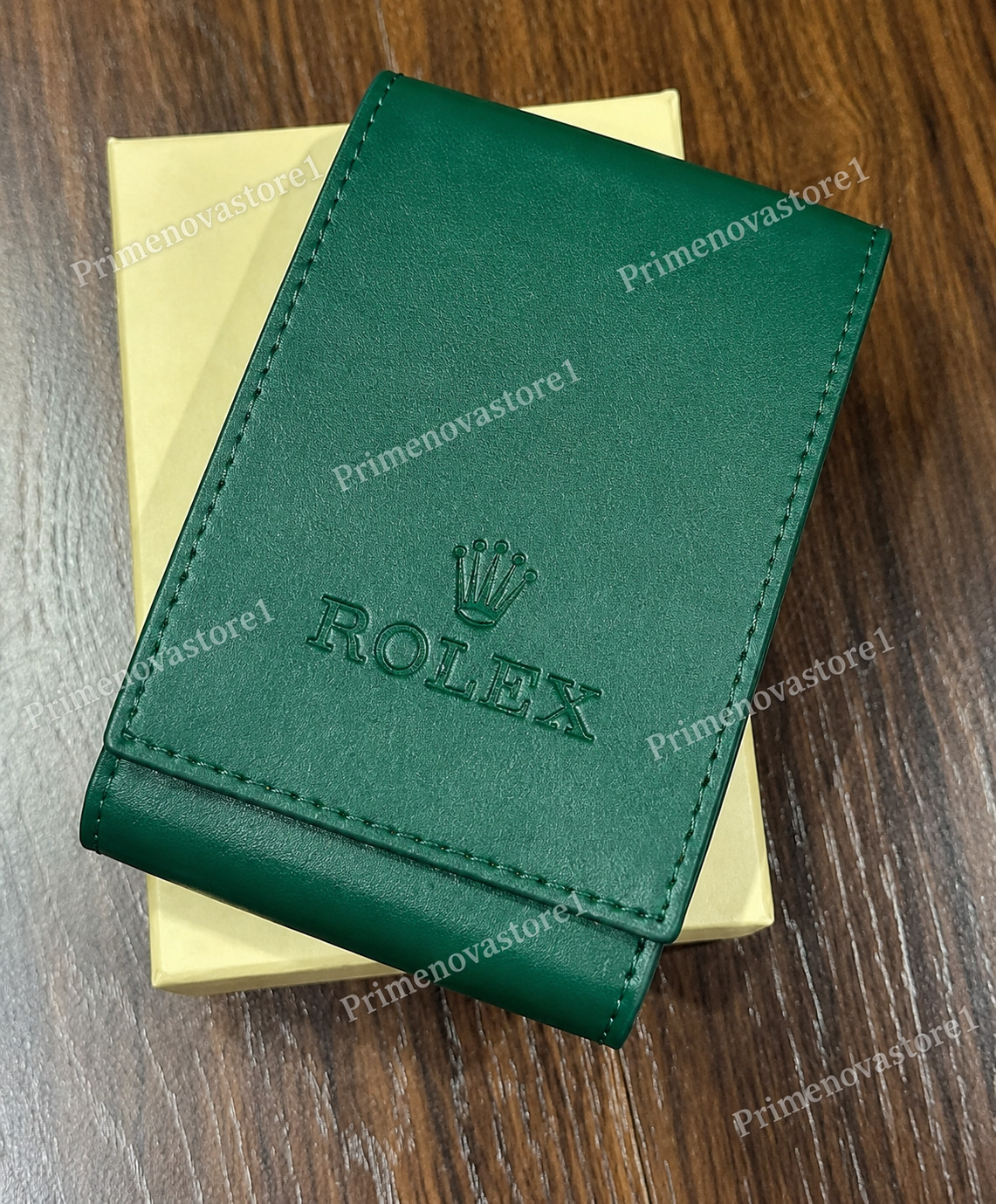 Authentic Rolex Leather Travel Pouch Case Service Center Premium Edition
