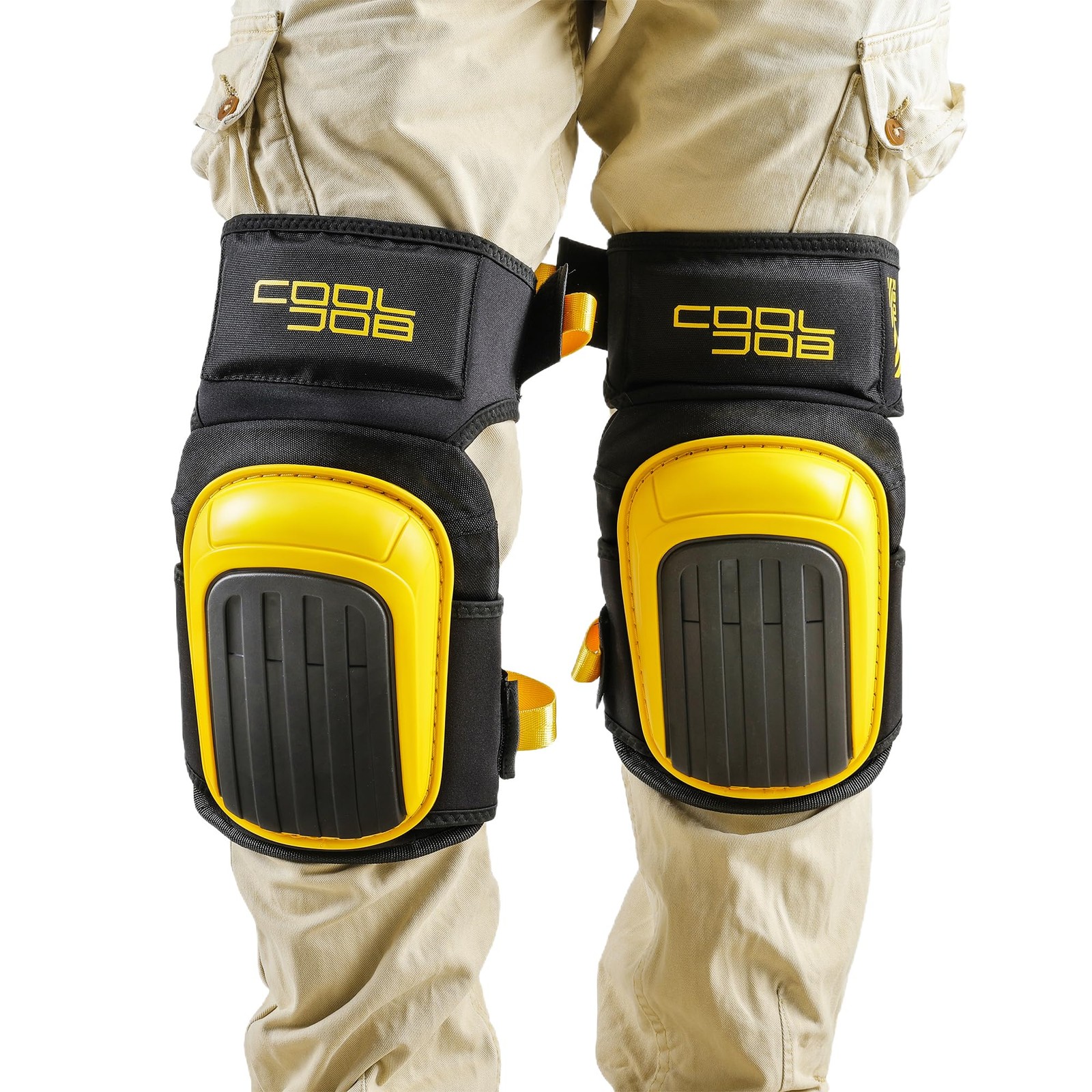 Professional Knee Pads with Heavy Duty Anti-Slip Cap, Comfortable Foam Cushio...