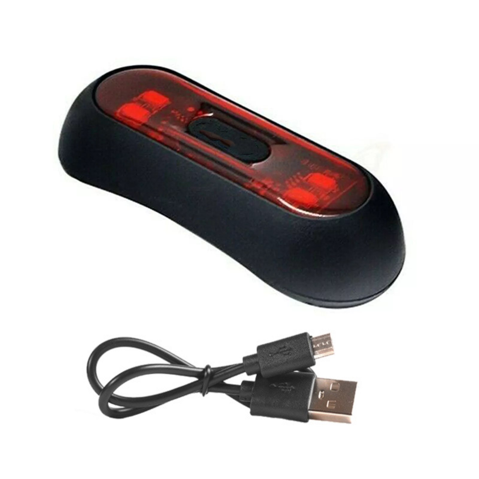 Wholesale Lot Motorcycle Bicycle Helmet Light Safety Signal LED USB Charge Lamp