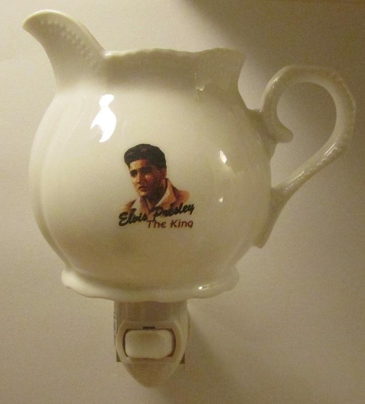 Charming Elvis Presley Kitchen Porcelain Night Light
