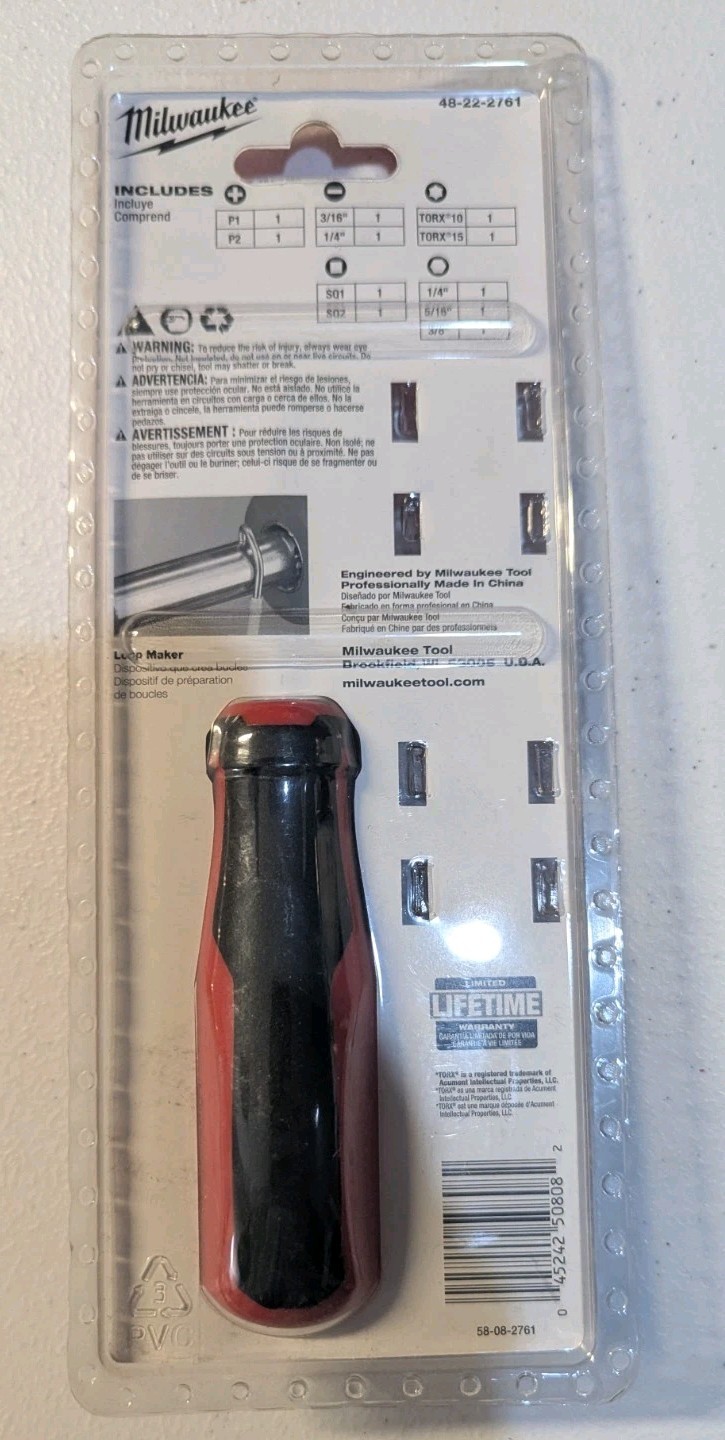 Milwaukee 48-22-2761 11-in-1 Multi-Tip Square Drive Screwdriver