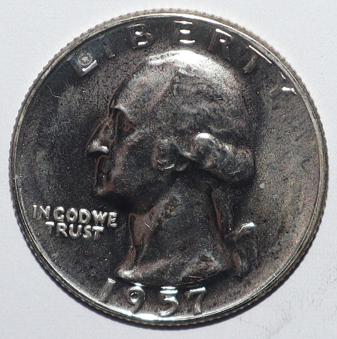 1957 Proof Washington Quarter (J187)