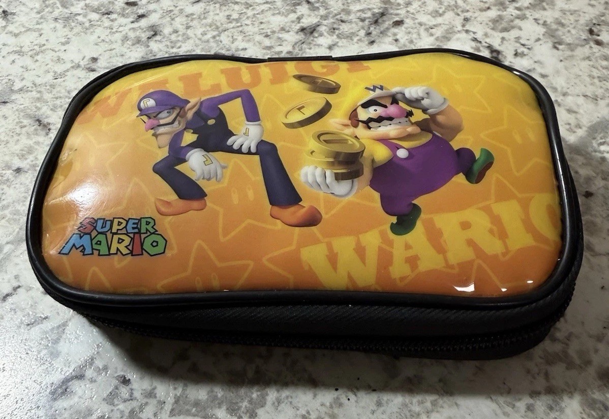 Nintendo DS Waluigi And Wario Game Case Y2k EUC
