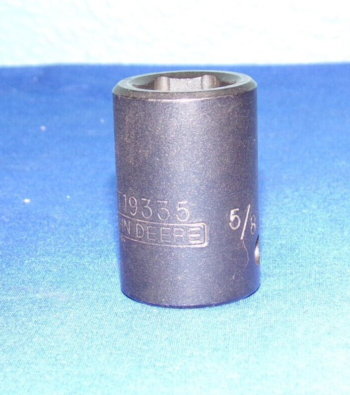 Very Rare John Deere Tools 1/2" Drive, 5/8" Shallow Impact 6-Point Socket 19335