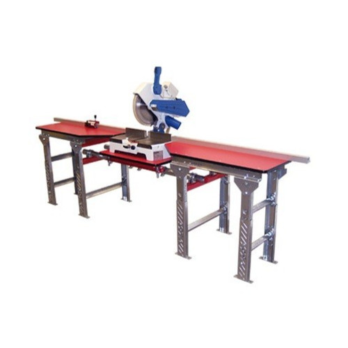 Quicksilver Commercial Miter Saw Stand / Table with GlideStop Plus Chop Stix