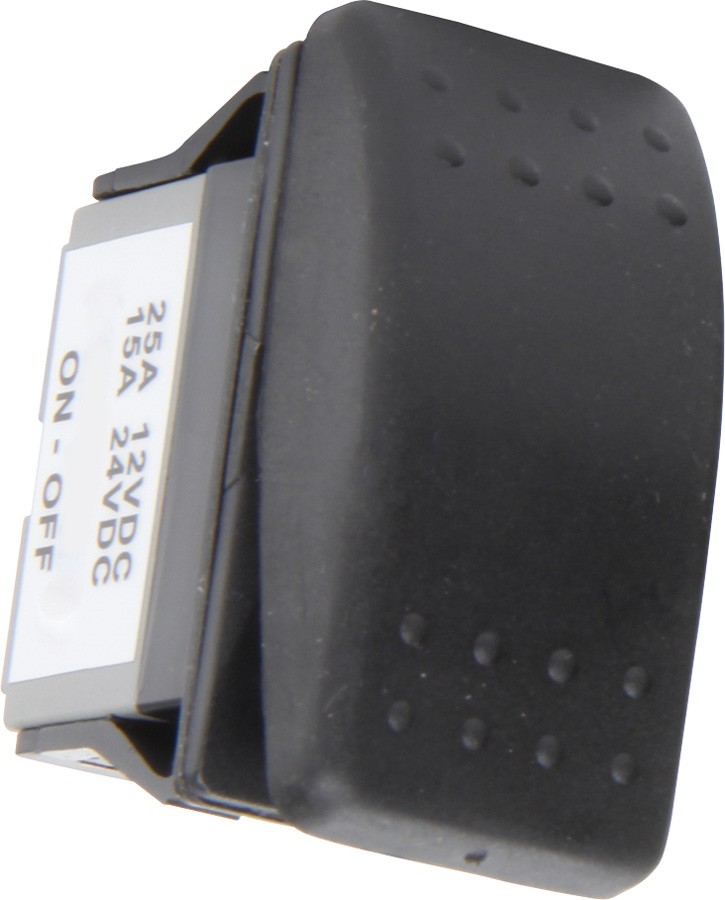 QuickCar Rocker Switch - On / Off - 12V - Plastic - Black - Each 52-500