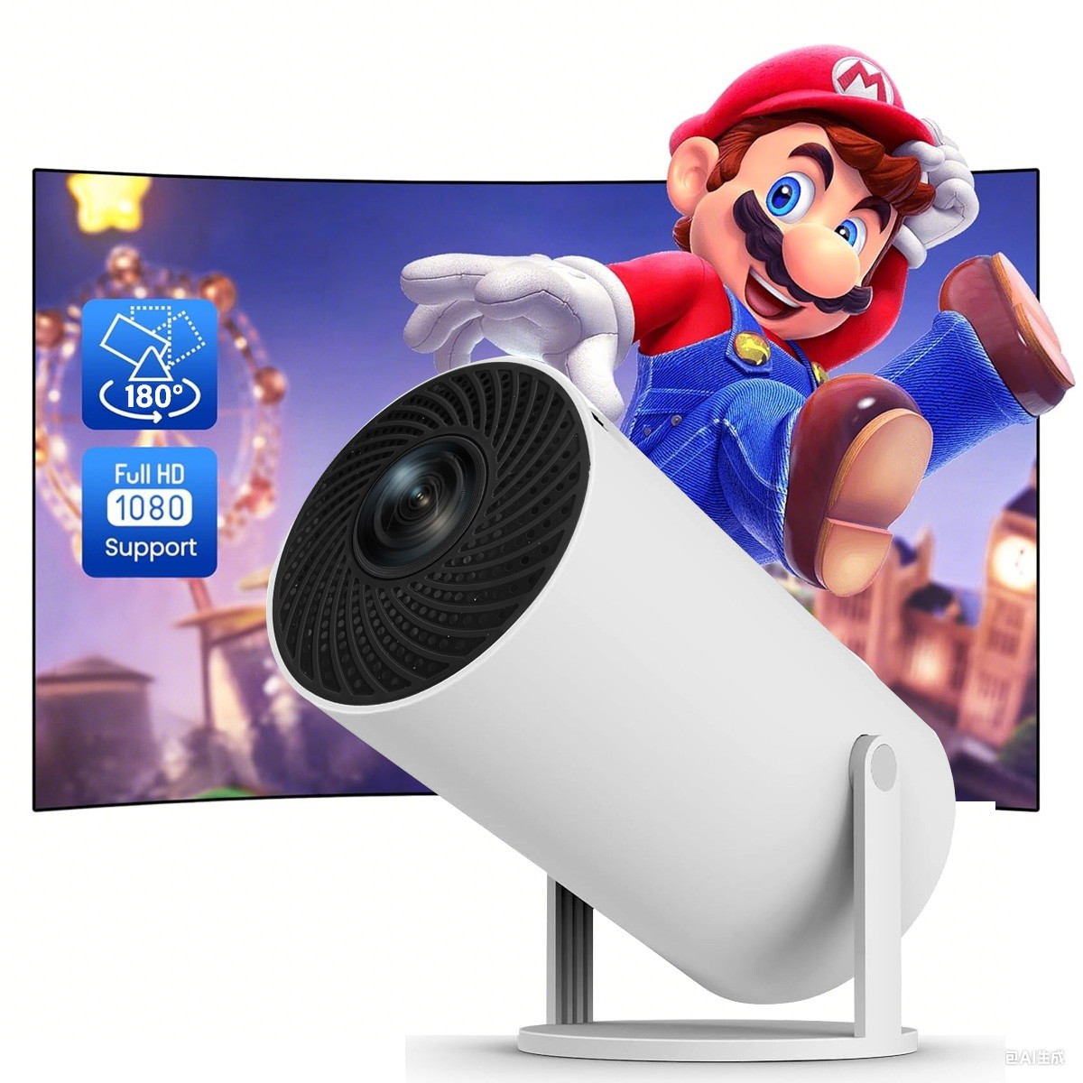 Portable Mini Game Video Projector,Enjoy a super visual experience