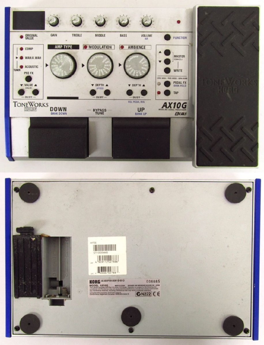 KORG AX10G Guitar Multi Effects Processor Pedal Tested